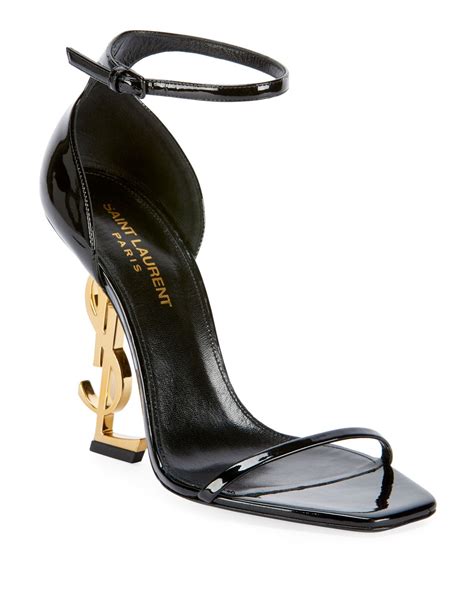 yves saint laurent black shoes|ysl saint laurent heels price.